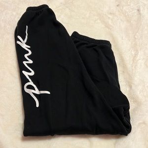 PINK black sweatpants